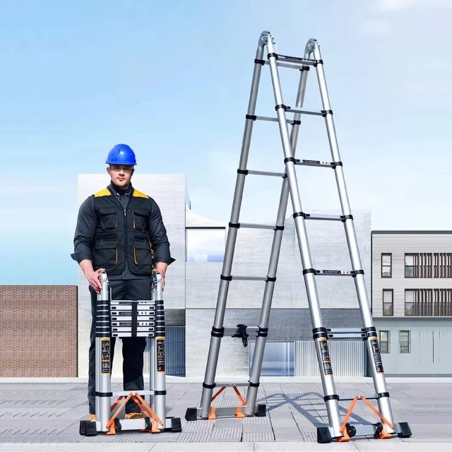 High quality telescopic ladder (6) High quality telescopic ladder (6)